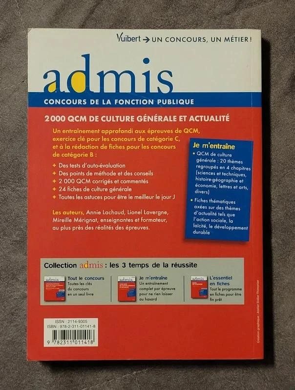 2000 Multiple Choice Questions on General Culture and Current Affairs - Categories B and C Annie Lachaud – photo 2